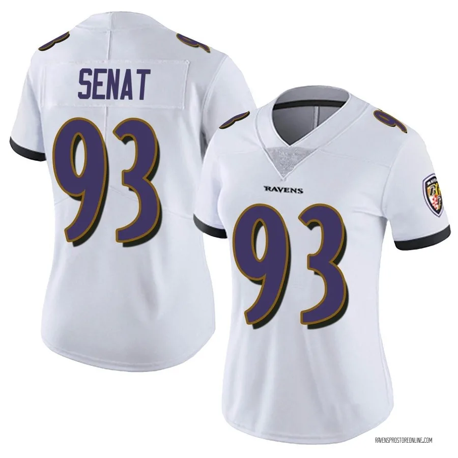 Deadrin Senat Baltimore Ravens Women's Limited Vapor Untouchable Nike Jersey - White