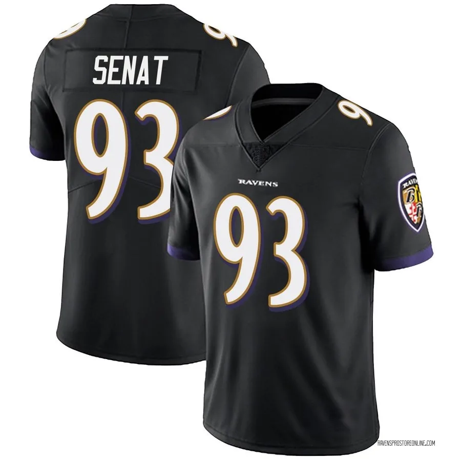Deadrin Senat Baltimore Ravens Youth Limited Alternate Vapor Untouchable Nike Jersey - Black