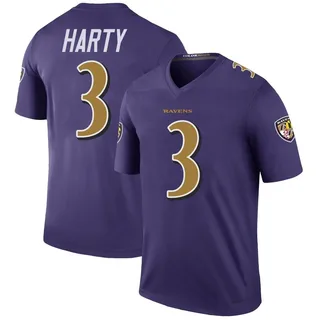 Deonte Harty Baltimore Ravens Men's Color Rush Legend Nike Jersey - Purple
