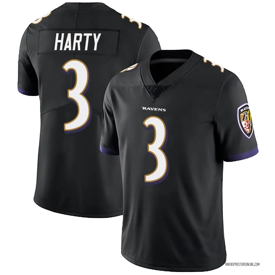Deonte Harty Baltimore Ravens Men's Limited Alternate Vapor Untouchable Nike Jersey - Black