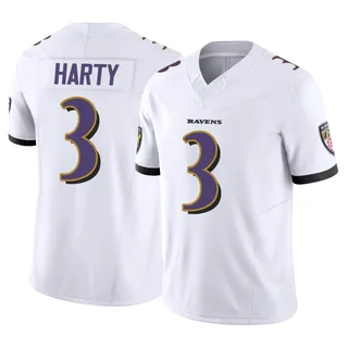 Deonte Harty Baltimore Ravens Men's Limited Vapor F.U.S.E. Nike Jersey - White