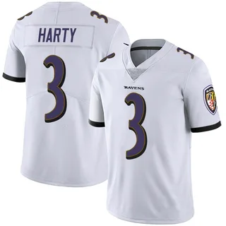 Deonte Harty Baltimore Ravens Men's Limited Vapor Untouchable Nike Jersey - White