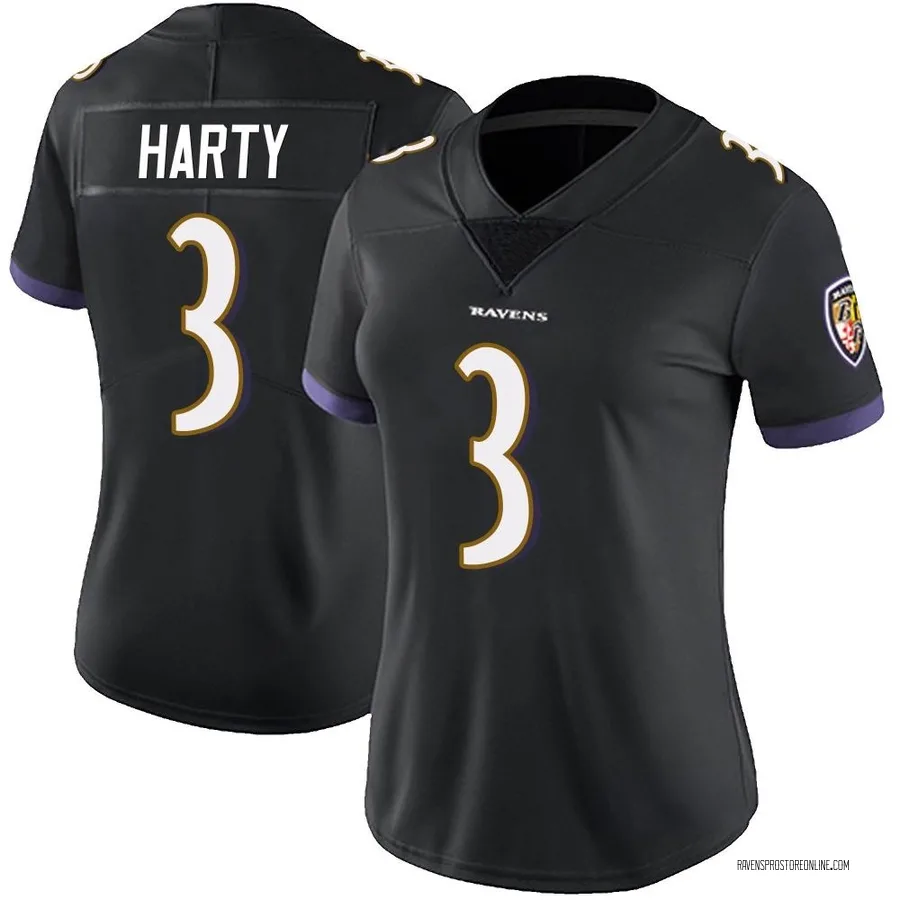 Deonte Harty Baltimore Ravens Women's Limited Alternate Vapor Untouchable Nike Jersey - Black