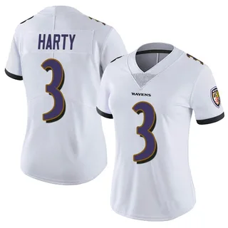 Deonte Harty Baltimore Ravens Women's Limited Vapor Untouchable Nike Jersey - White