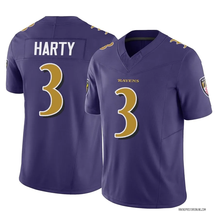 Deonte Harty Baltimore Ravens Youth Limited Vapor F.U.S.E. Nike Jersey - Purple