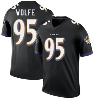 Derek Wolfe Baltimore Ravens Men's Legend Nike Jersey - Black