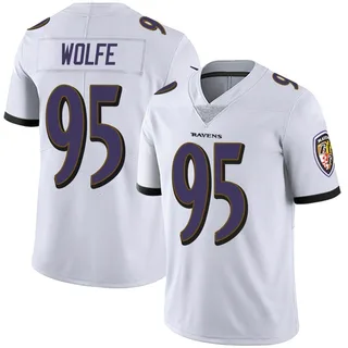Derek Wolfe Baltimore Ravens Youth Limited Vapor Untouchable Nike Jersey - White