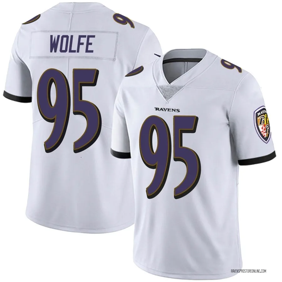 Derek Wolfe Baltimore Ravens Youth Limited Vapor Untouchable Nike Jersey - White