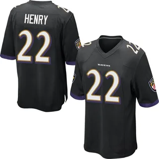 Derrick Henry Baltimore Ravens Men's Game Jersey - Black