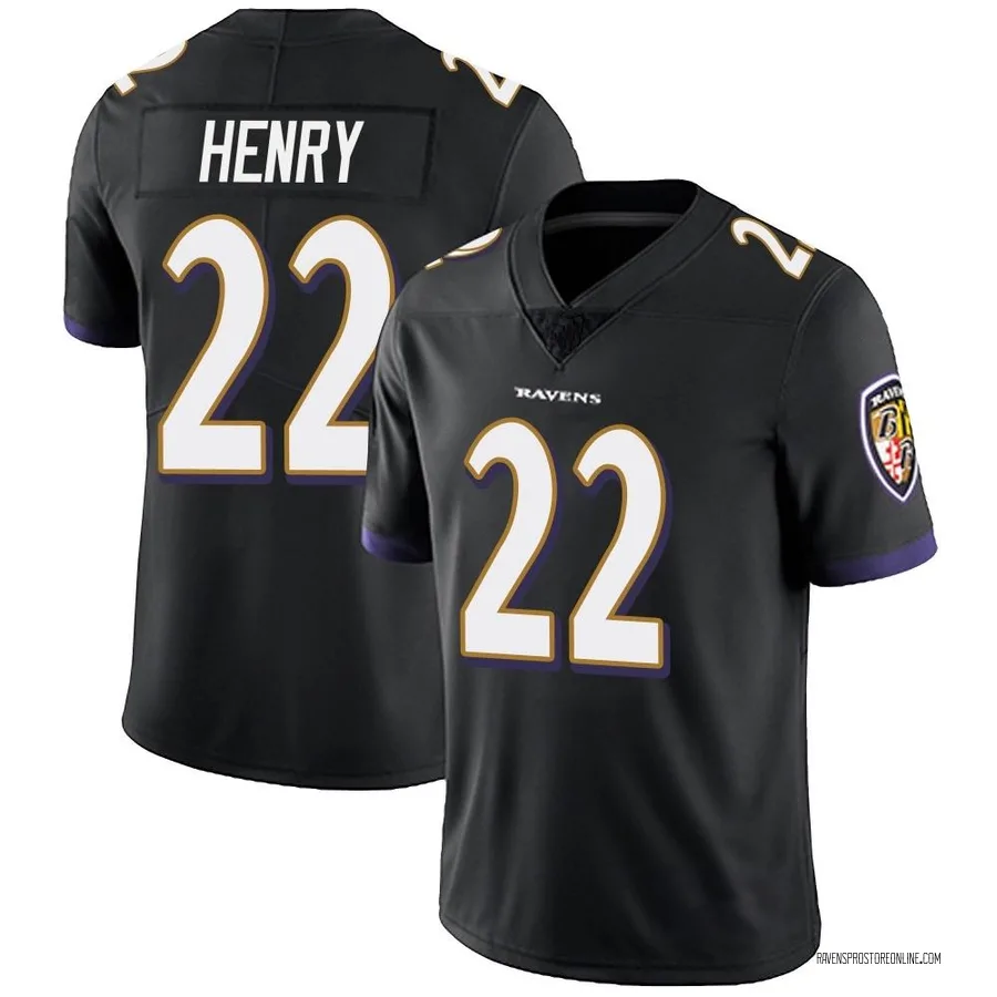 Derrick Henry Baltimore Ravens Men's Limited Alternate Vapor Untouchable Nike Jersey - Black