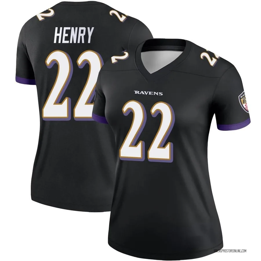 Derrick Henry Baltimore Ravens Women's Legend Nike Jersey - Black