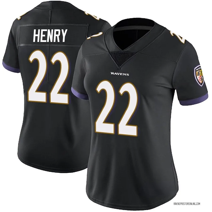 Derrick Henry Baltimore Ravens Women's Limited Alternate Vapor Untouchable Nike Jersey - Black