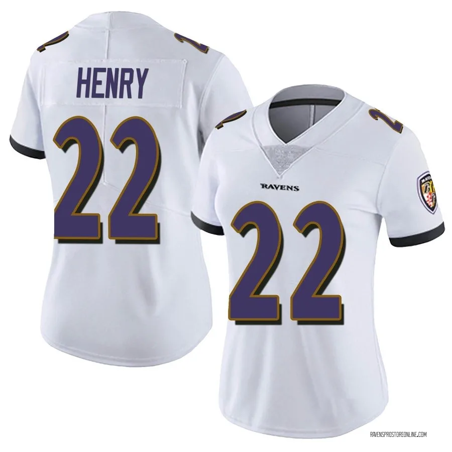 Derrick Henry Baltimore Ravens Women's Limited Vapor Untouchable Nike Jersey - White