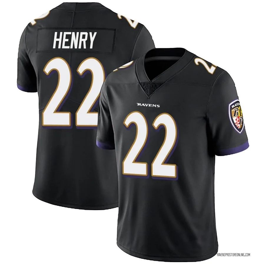 Derrick Henry Baltimore Ravens Youth Limited Alternate Vapor Untouchable Nike Jersey - Black