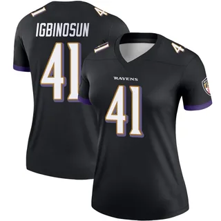 Desmond Igbinosun Baltimore Ravens Women's Legend Nike Jersey - Black