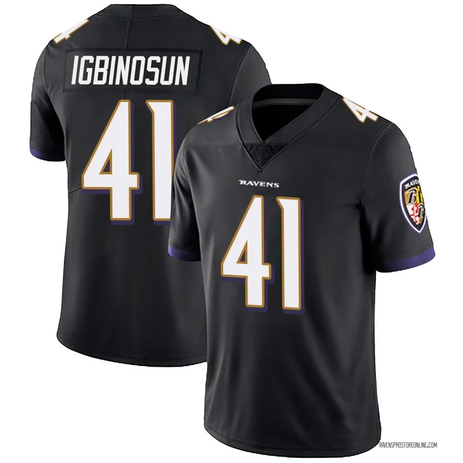 Desmond Igbinosun Baltimore Ravens Youth Limited Alternate Vapor Untouchable Nike Jersey - Black
