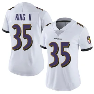 Desmond King II Baltimore Ravens Women's Limited Vapor Untouchable Nike Jersey - White