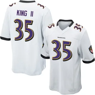 Desmond King II Baltimore Ravens Youth Game Nike Jersey - White