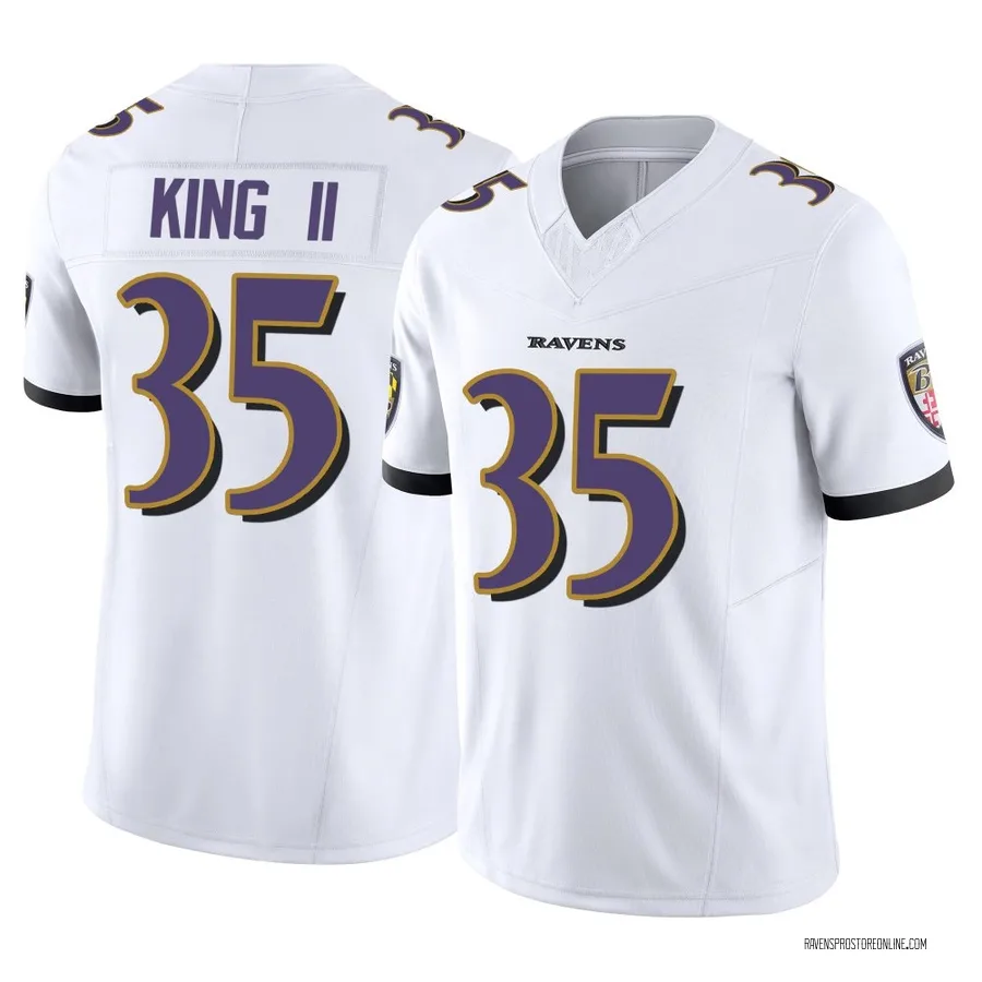 Desmond King II Baltimore Ravens Youth Limited Vapor F.U.S.E. Nike Jersey - White