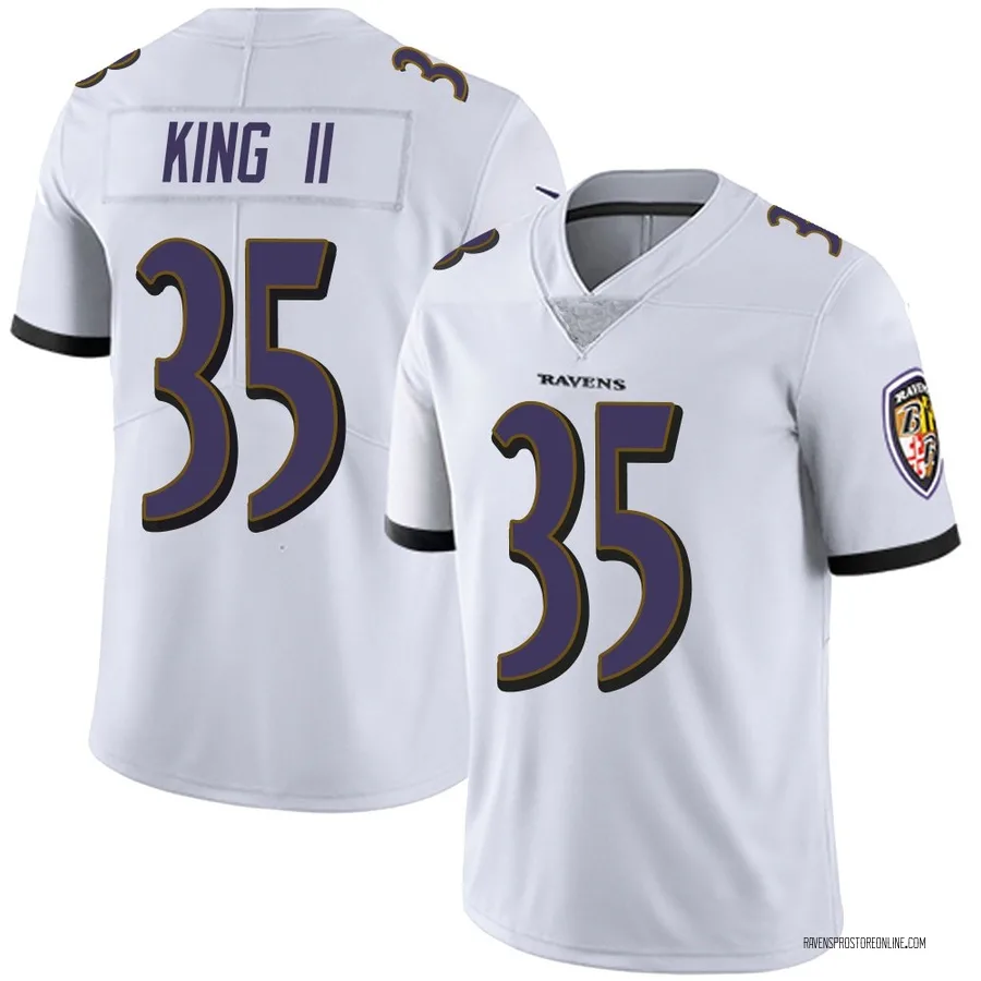 Desmond King II Baltimore Ravens Youth Limited Vapor Untouchable Nike Jersey - White