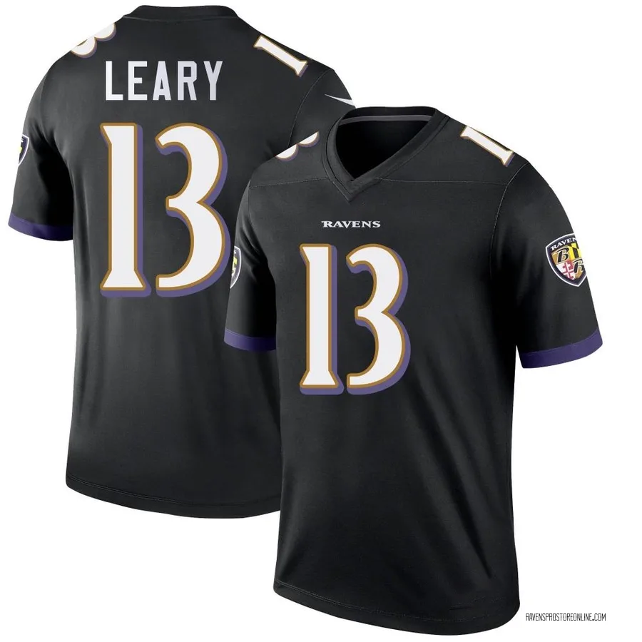 Devin Leary Baltimore Ravens Men's Legend Nike Jersey - Black