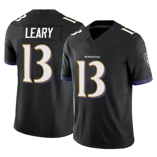 Devin Leary Baltimore Ravens Men's Limited Vapor F.U.S.E. Nike Jersey - Black