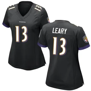 Devin Leary Baltimore Ravens Women's Game Nike Jersey - Black