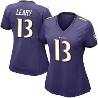 Devin Leary Baltimore Ravens Women's Limited Team Color Vapor Untouchable Nike Jersey - Purple