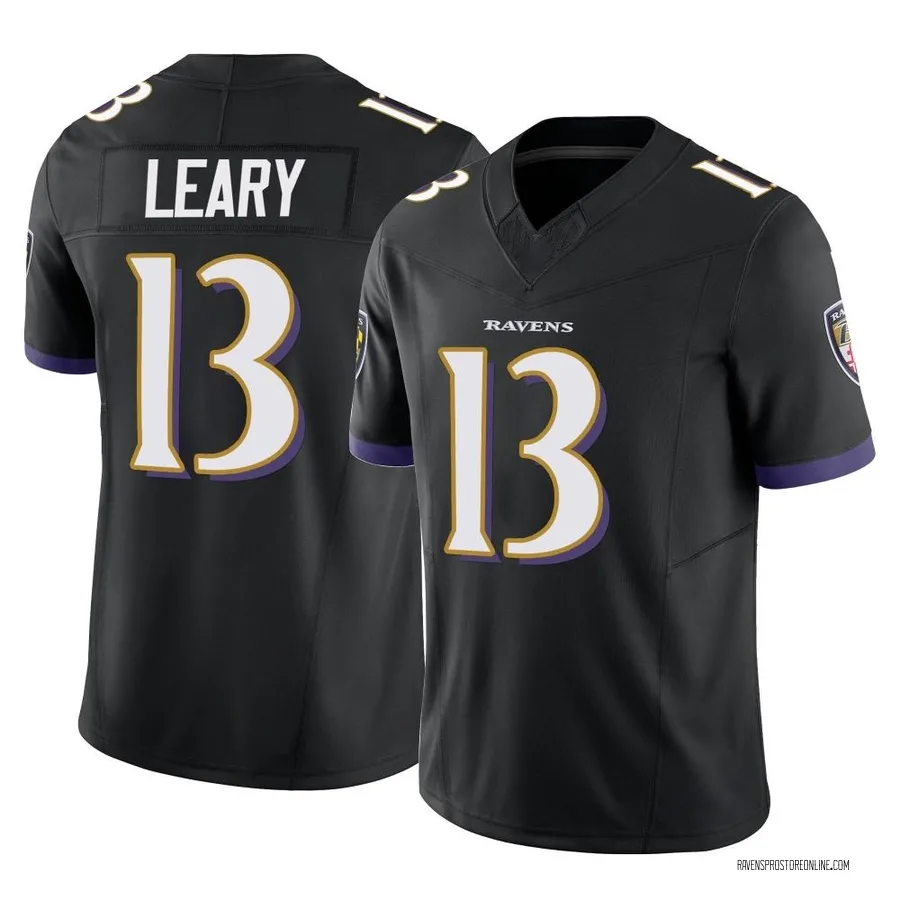 Devin Leary Baltimore Ravens Youth Limited Vapor F.U.S.E. Nike Jersey - Black