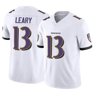 Devin Leary Baltimore Ravens Youth Limited Vapor F.U.S.E. Nike Jersey - White
