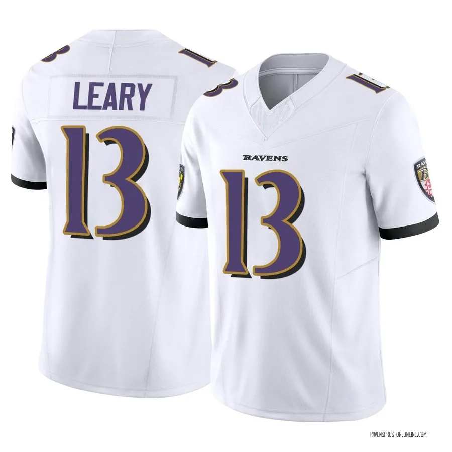 Devin Leary Baltimore Ravens Youth Limited Vapor F.U.S.E. Nike Jersey - White