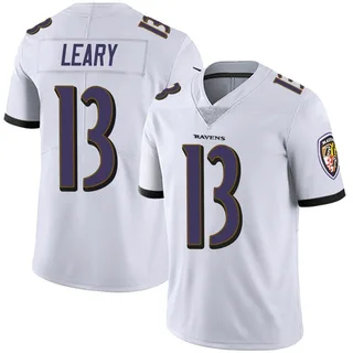 Devin Leary Baltimore Ravens Youth Limited Vapor Untouchable Nike Jersey - White