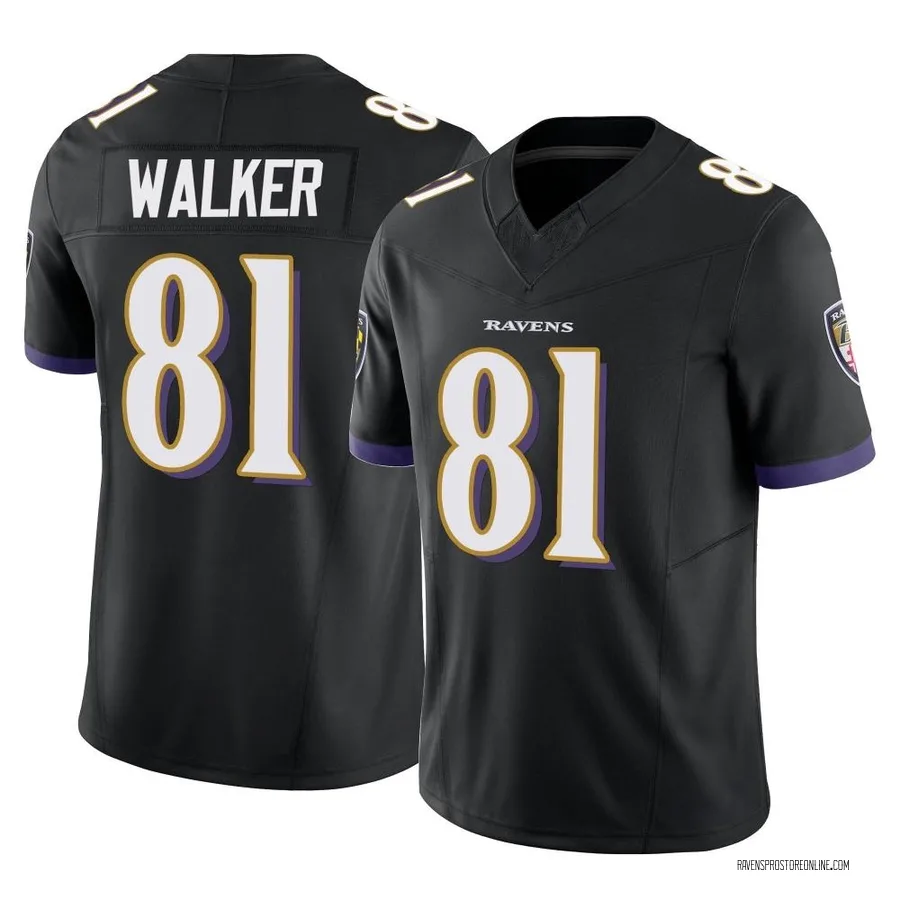 Devontez Walker Baltimore Ravens Men's Limited Vapor F.U.S.E. Nike Jersey - Black