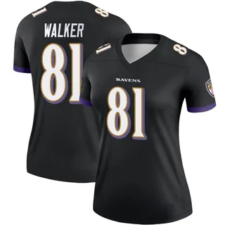 Devontez Walker Baltimore Ravens Women's Legend Nike Jersey - Black