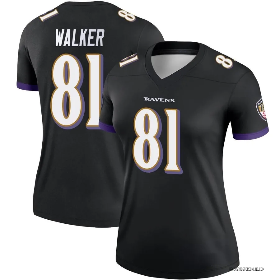 Devontez Walker Baltimore Ravens Women's Legend Nike Jersey - Black