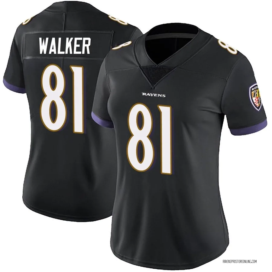 Devontez Walker Baltimore Ravens Women's Limited Alternate Vapor Untouchable Nike Jersey - Black