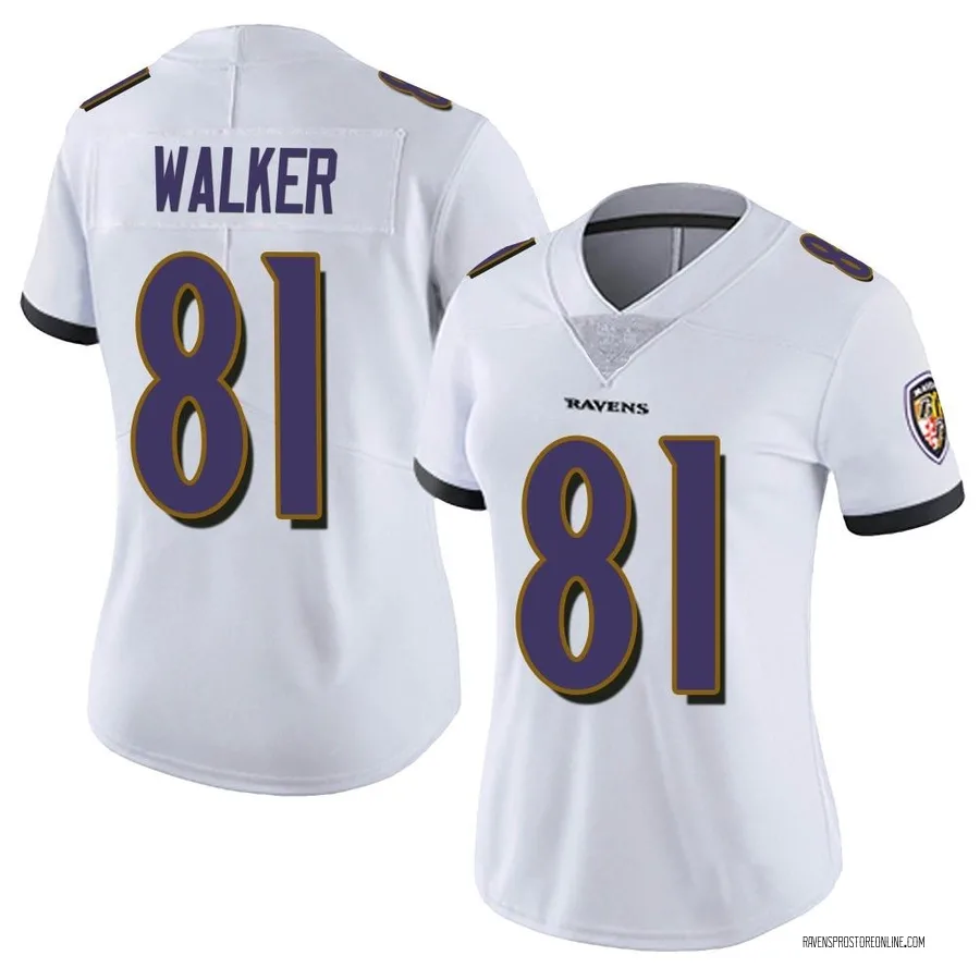 Devontez Walker Baltimore Ravens Women's Limited Vapor Untouchable Nike Jersey - White