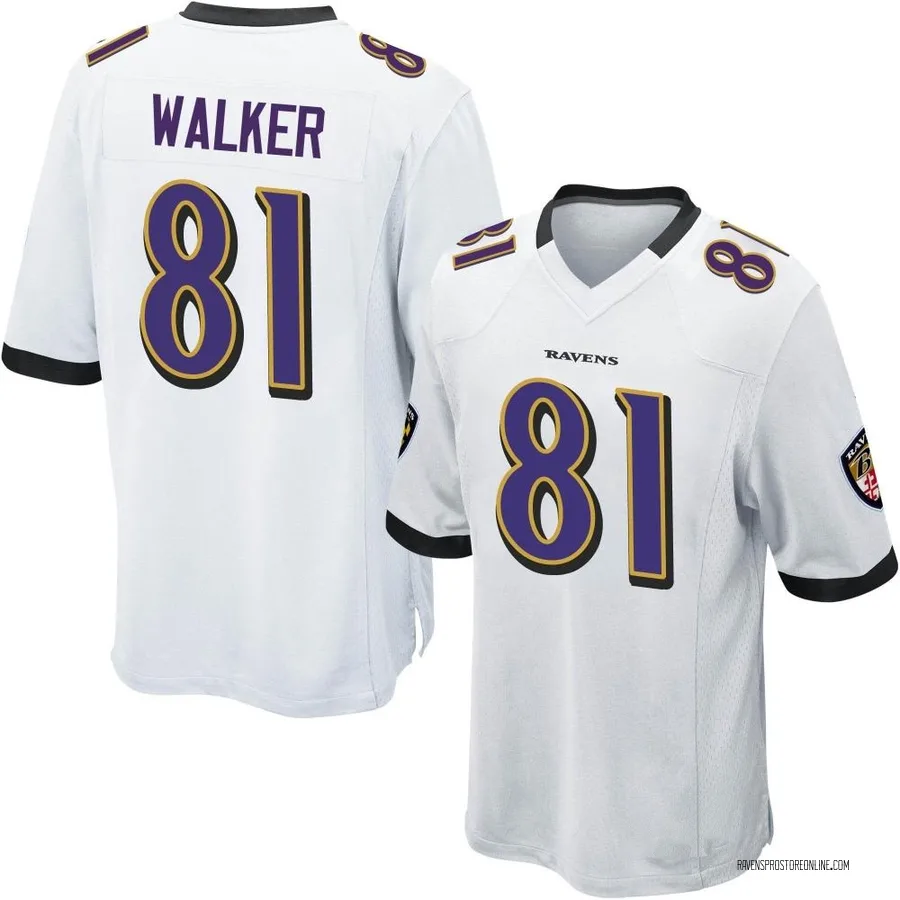 Devontez Walker Baltimore Ravens Youth Game Nike Jersey - White