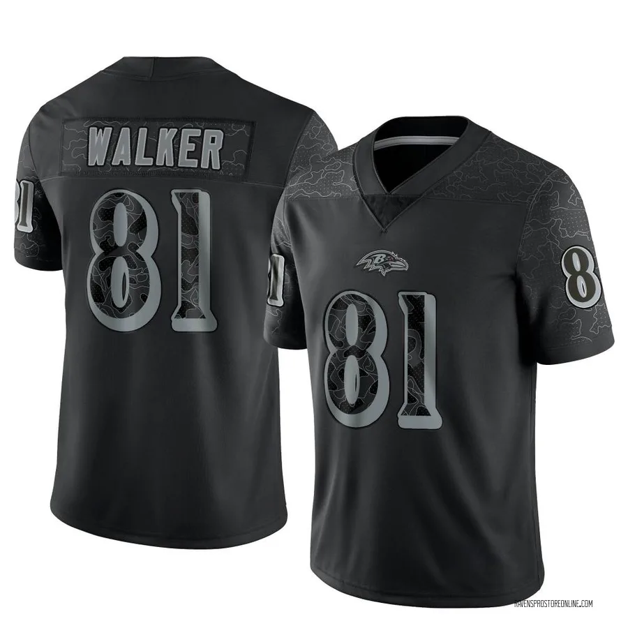 Devontez Walker Baltimore Ravens Youth Limited Reflective Nike Jersey - Black