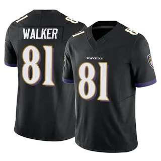 Devontez Walker Baltimore Ravens Youth Limited Vapor F.U.S.E. Nike Jersey - Black