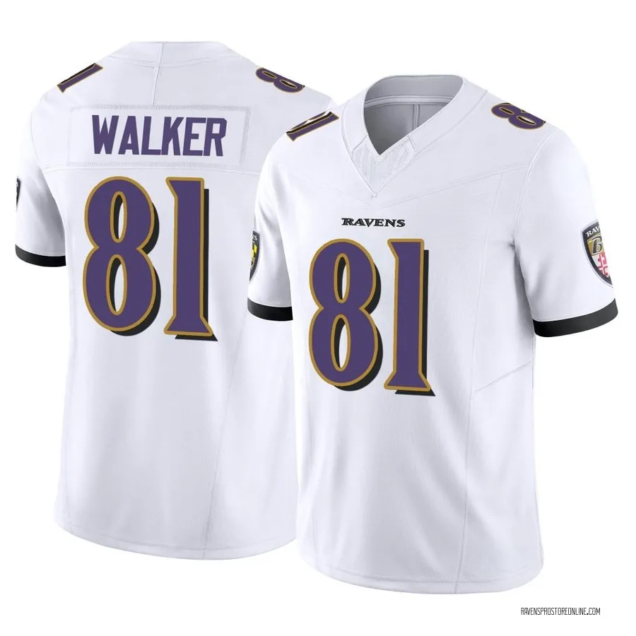 Devontez Walker Baltimore Ravens Youth Limited Vapor F.U.S.E. Nike Jersey - White