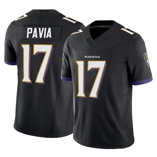Diego Pavia Baltimore Ravens Men's Limited Vapor F.U.S.E. Nike Jersey - Black