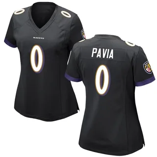 Diego Pavia Baltimore Ravens Women's Game Nike Jersey - Black