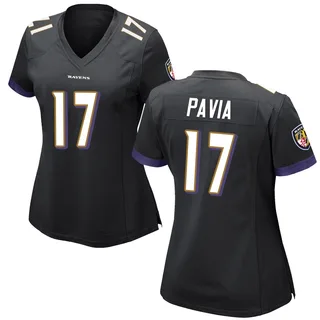 Diego Pavia Baltimore Ravens Women's Game Nike Jersey - Black