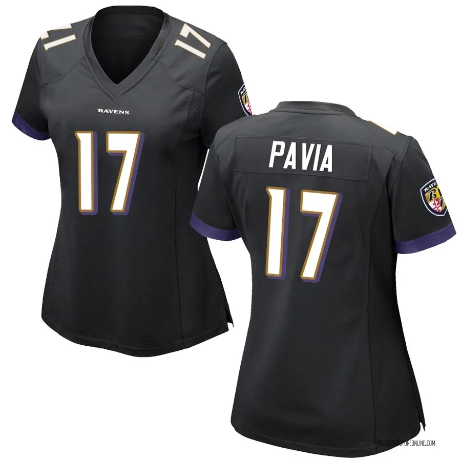 Diego Pavia Baltimore Ravens Women's Game Nike Jersey - Black