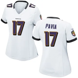 Diego Pavia Baltimore Ravens Women's Game Nike Jersey - White