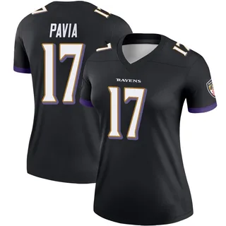 Diego Pavia Baltimore Ravens Women's Legend Nike Jersey - Black