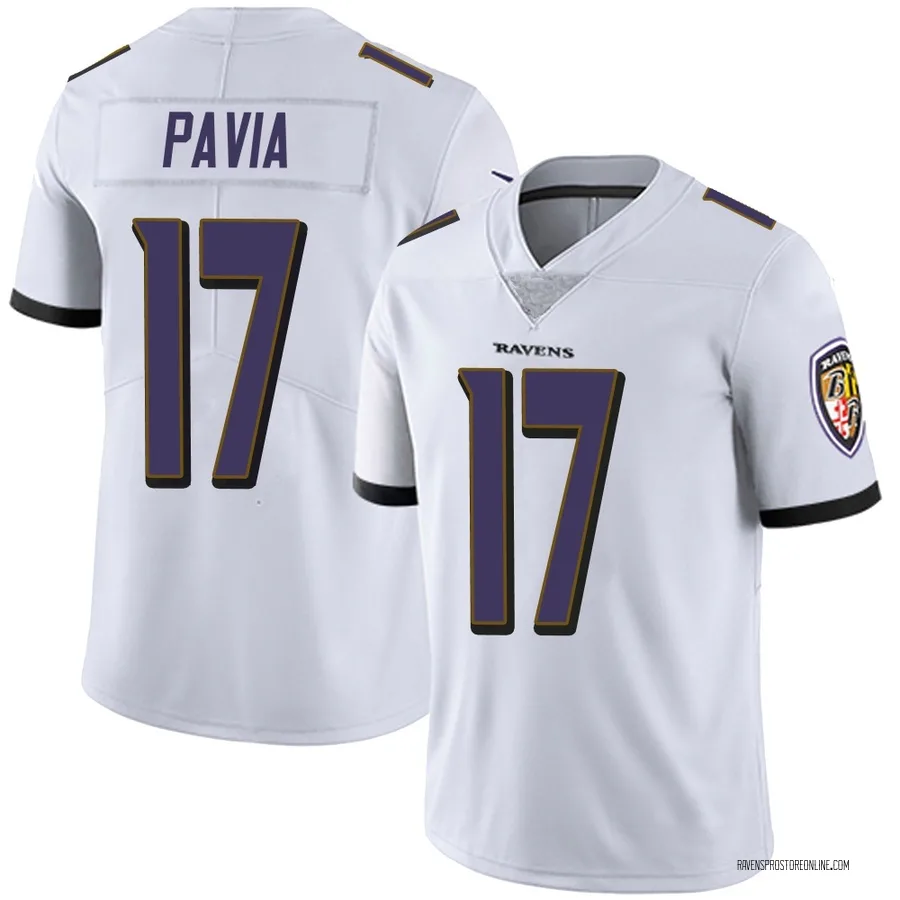 Diego Pavia Baltimore Ravens Youth Limited Vapor Untouchable Nike Jersey - White