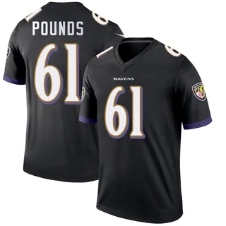 Diego Pounds Baltimore Ravens Men's Legend Nike Jersey - Black