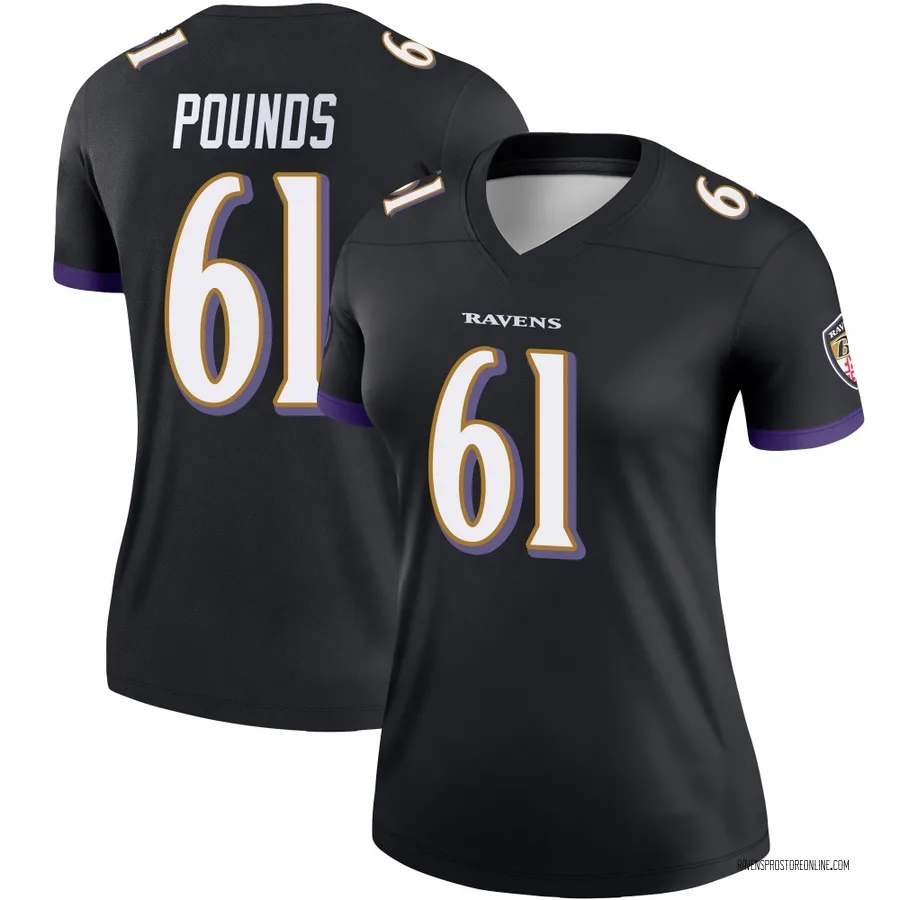 Diego Pounds Baltimore Ravens Women's Legend Nike Jersey - Black